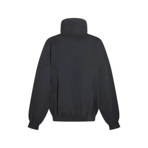 DARK GREY COTTON SWEATSHIRT