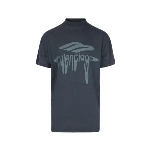 DARK GREY COTTON T-SHIRT
