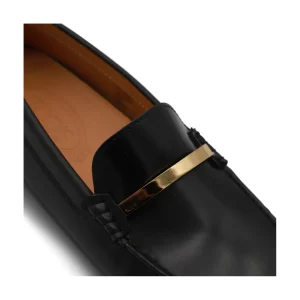 DARK GREY LEATHER LOAFERS