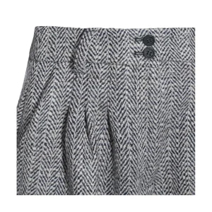 DARK GREY VISCOSE SHORTS