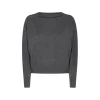 DARK GREY WOOL KNITWEAR