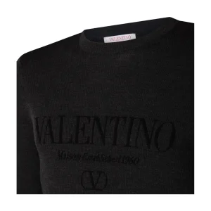 DARK GREY WOOL KNITWEAR