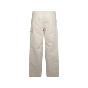ECRU COTTON PANTS