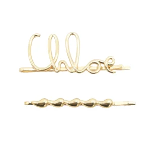 GOLD METAL BROOCHES