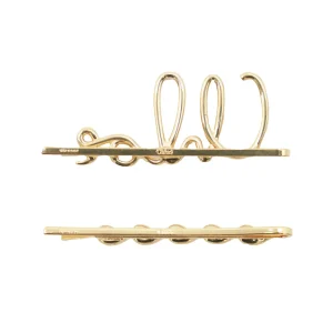 GOLD METAL BROOCHES