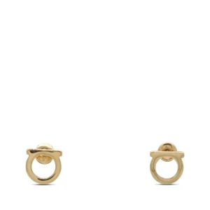 GOLD TONE BRASS EARRINGS