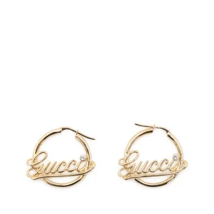 GOLD TONE BRASS EARRINGS