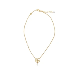 GOLD TONE BRASS NECKLACE