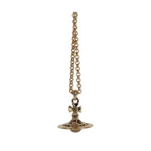 GOLD TONE BRASS NECKLACE