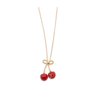 GOLD TONE BRASS NECKLACE