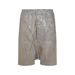 GOLD TONE COTTON SHORTS