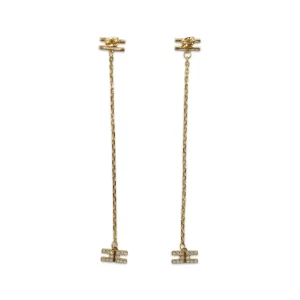 GOLD TONE METAL EARRINGS