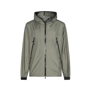 GREEN AND BLACK JUNIKI CASUAL JACKET