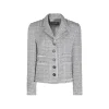 GREY COTTON BLAZER