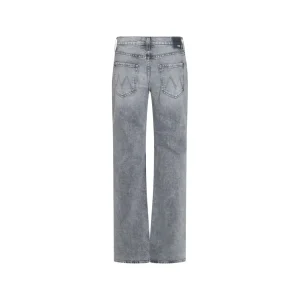 GREY COTTON DENIM JEANS