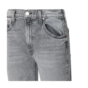 GREY COTTON DENIM JEANS