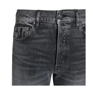 GREY COTTON DENIM JEANS