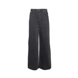 GREY COTTON JEANS