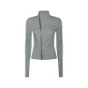 GREY LEATHER CASUAL JACKET