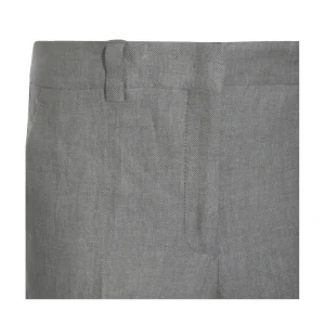 GREY LINEN PANTS