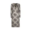 GREY VISCOSE DRESS