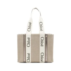 GREY WOODY TOTE BAG