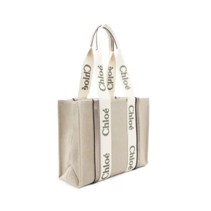 GREY WOODY TOTE BAG