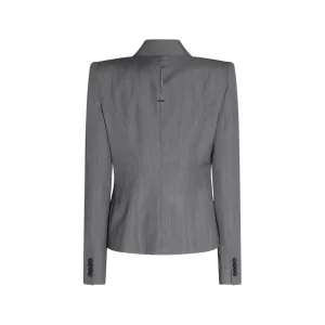 GREY WOOL BLAZER