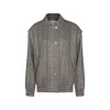 GREY WOOL CASUAL JACKET