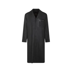 GREY WOOL COAT