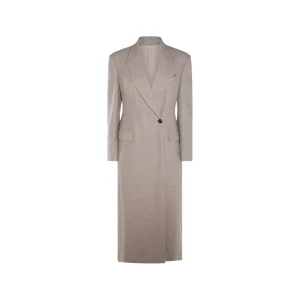 GREY WOOL COAT
