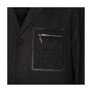 GREY WOOL COAT