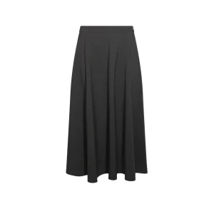 GREY WOOL SKIRT