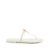IVORY AND GOLD RUBBER ROXANNE JELLY FLATS
