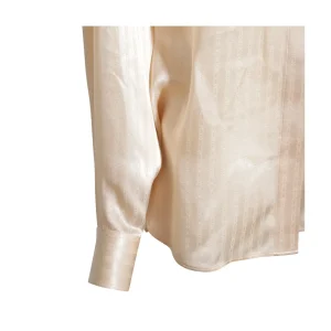 LIGHT BEIGE SILK SHIRT