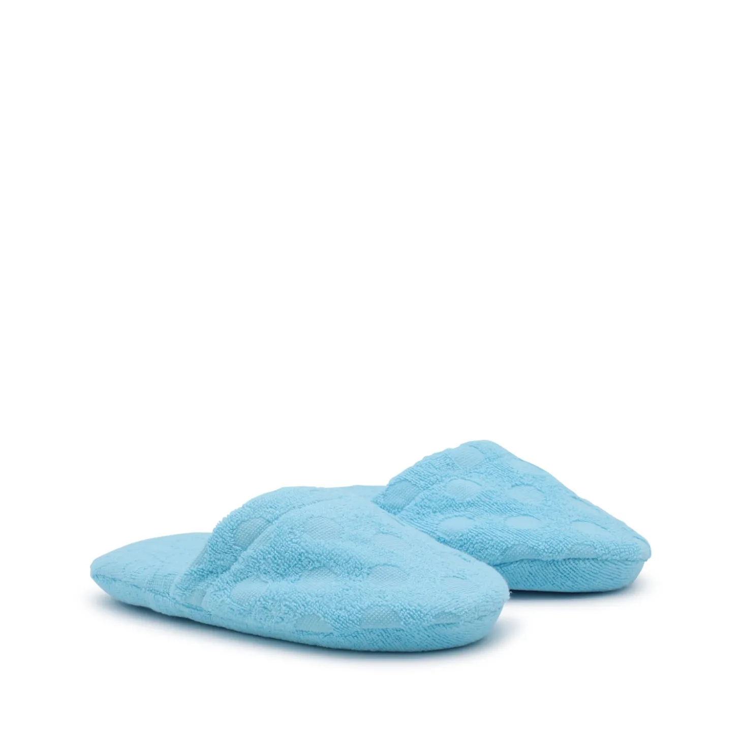 light_blue_cotton_allover_1.webp LIGHT BLUE COTTON ALLOVER POLKA DOTS HOME SLIPPERS