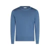 LIGHT BLUE COTTON KNITWEAR