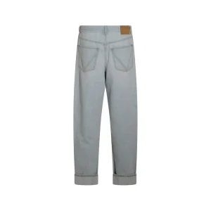 LIGHT BLUE COTTON PANTS