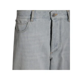 LIGHT BLUE COTTON PANTS