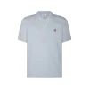 LIGHT BLUE COTTON POLO SHIRT