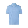 LIGHT BLUE COTTON POLO SHIRT