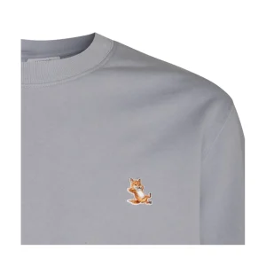 LIGHT BLUE COTTON SWEATSHIRT
