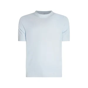 LIGHT BLUE COTTON T-SHIRT