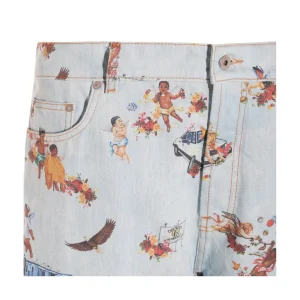 LIGHT BLUE DENIM JEANS
