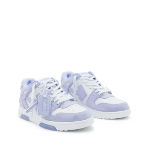 LIGHT BLUE LEATHER OUT OF OFFICE SNEAKERS