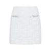LIGHT BLUE MINI SKIRT