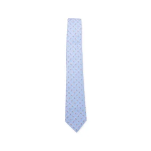 LIGHT BLUE SILK TIE