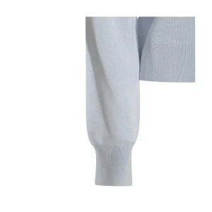 LIGHT BLUE WOOL CARDIGAN