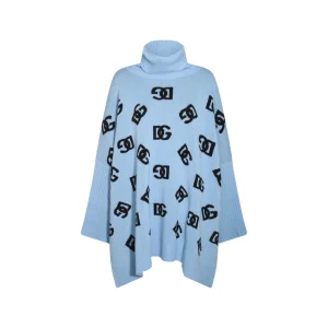 LIGHT BLUE WOOL DRESS