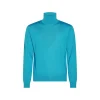 LIGHT BLUE WOOL KNITWEAR